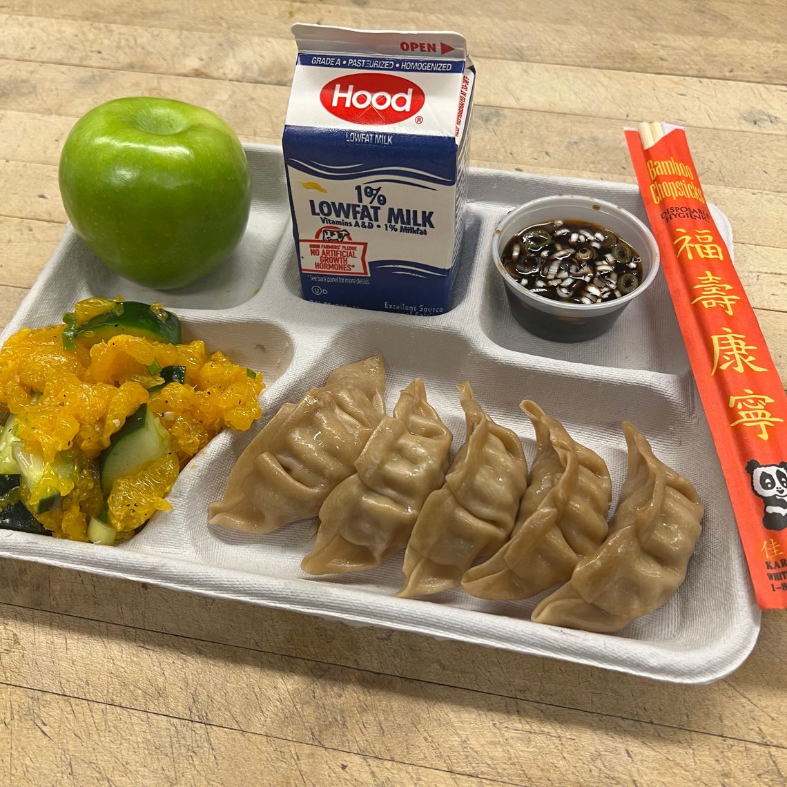 These Lunar New Year dumplings are ready to serve for school lunch in Quincy