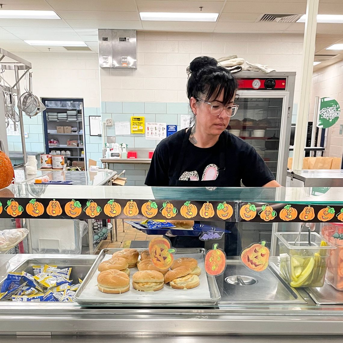 Breakfast is served at Monson Public Schools.
