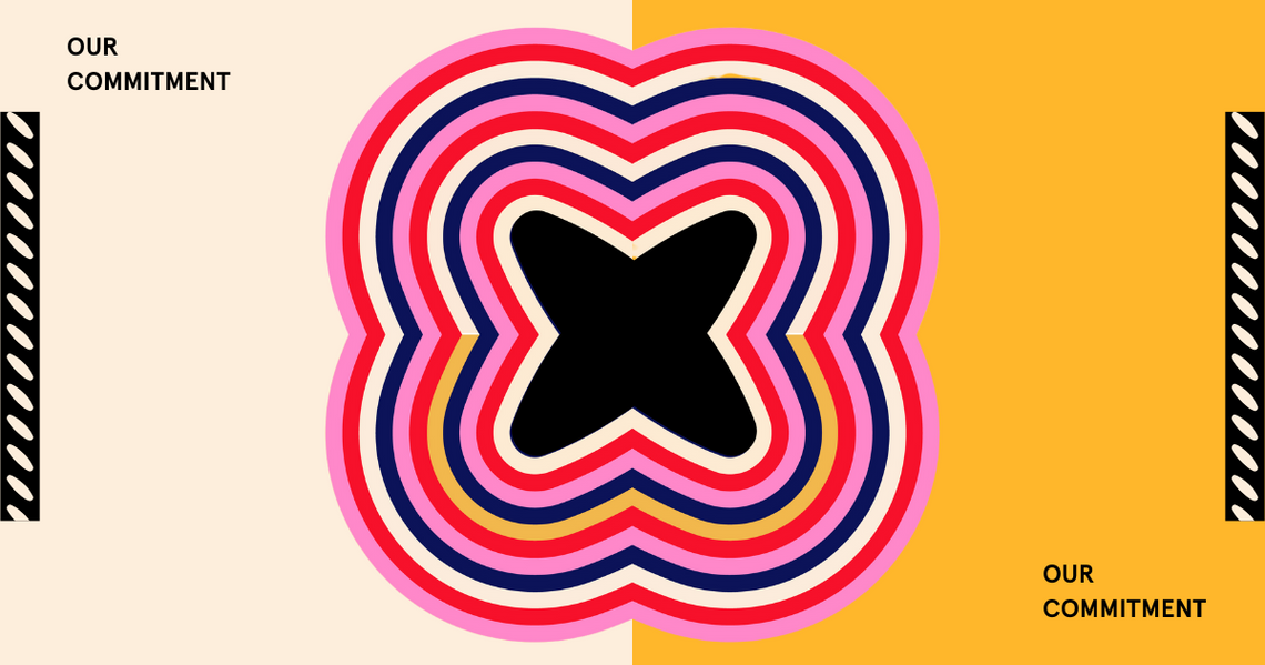 graphic design with bright colors