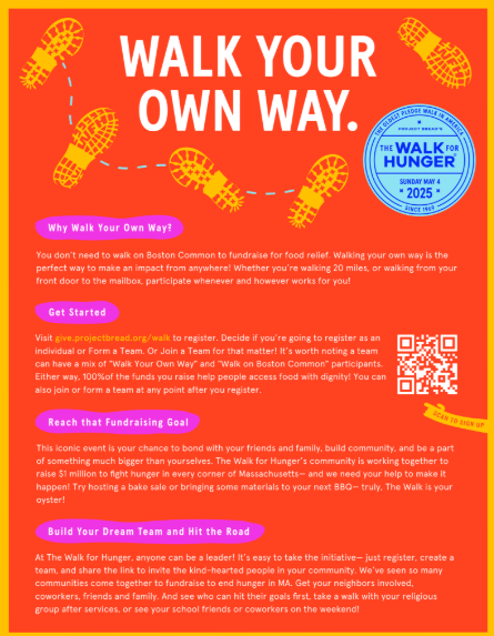 Front page of handout