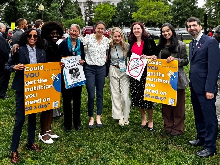 Project Bread lobbies for food justice in Washington, D.C. with fellow advocates.