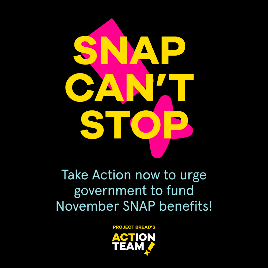 SNAP Can't Stop Action Alert