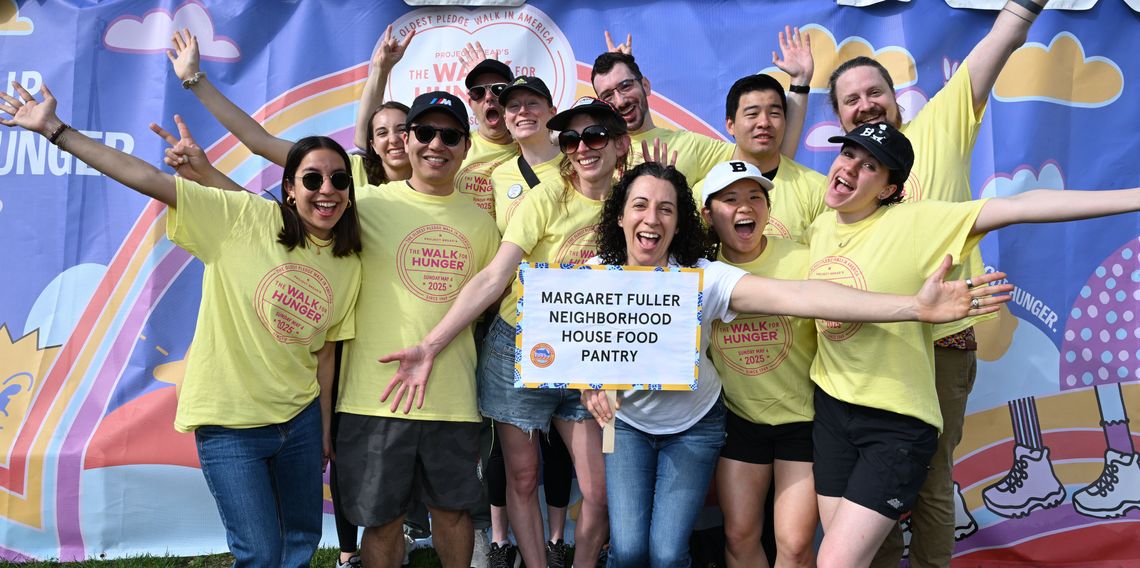 The Commonwealth: Margaret Fuller Neighborhood House Food Pantry Team at the 2025 Walk for Hunger