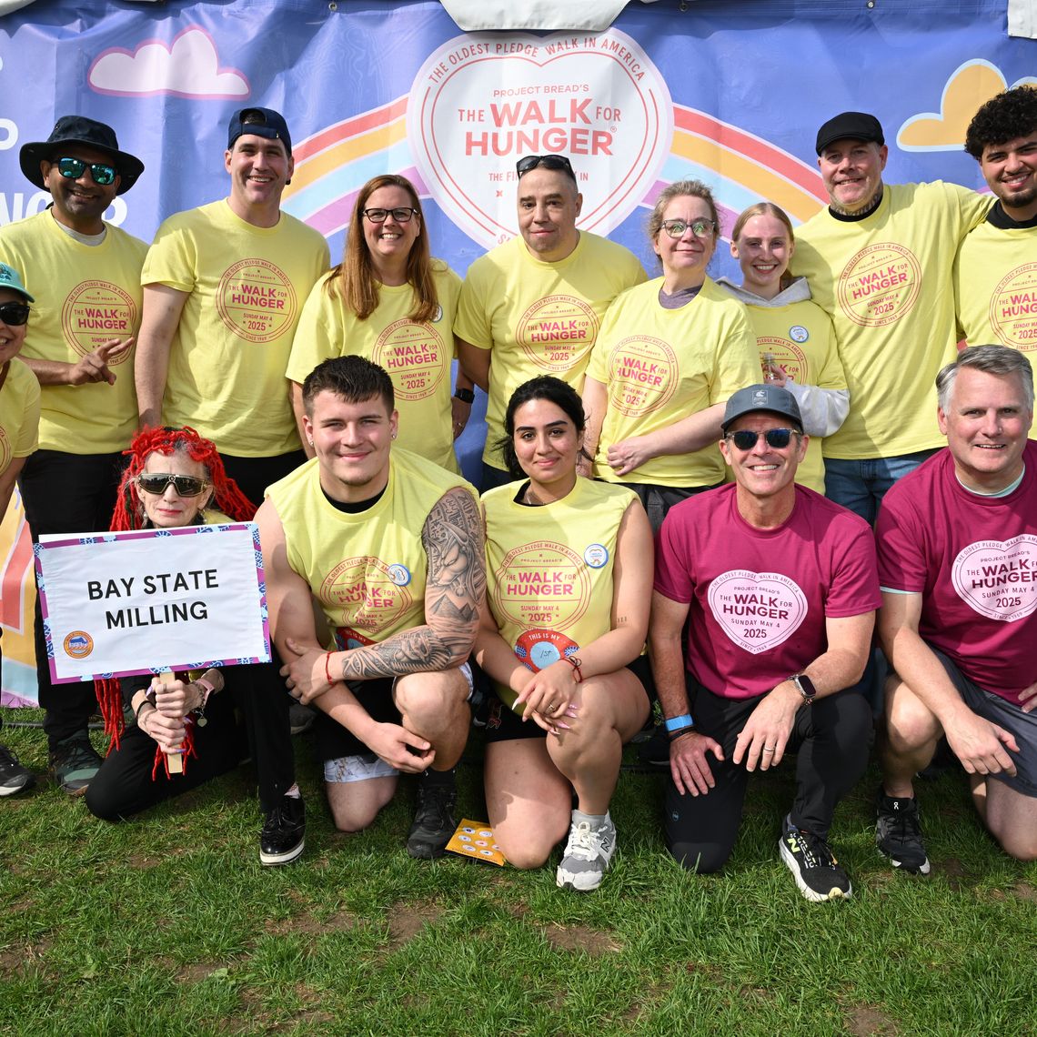 The Bay State Milling team participates in Project Bread's 2025 Walk for Hunger.